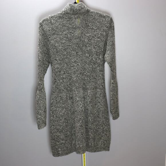 Elisabetta Collection Gray Knit Long Button Front Cardigan Sweater M - Picture 2 of 3